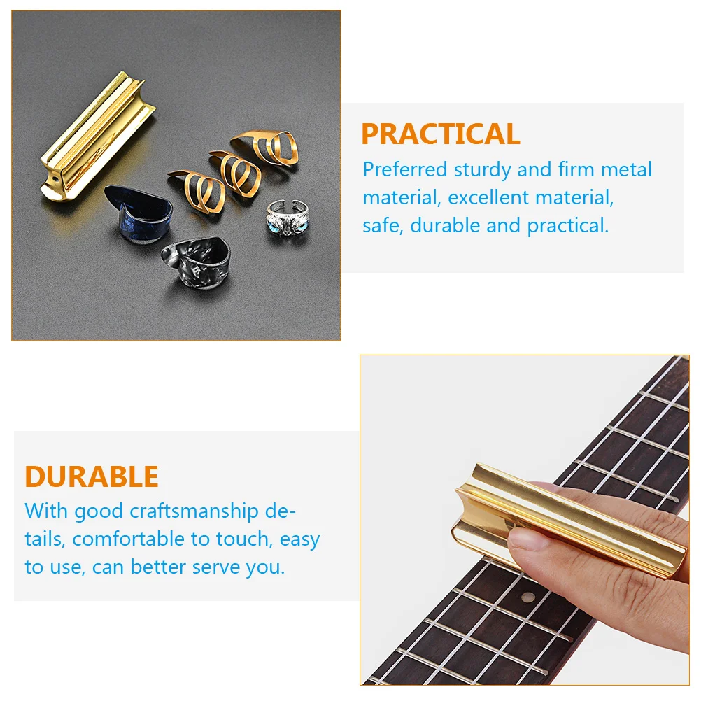 

Electric Guitar Thumb Shrapnel Ring Protector Metal Finger Protectors for Players