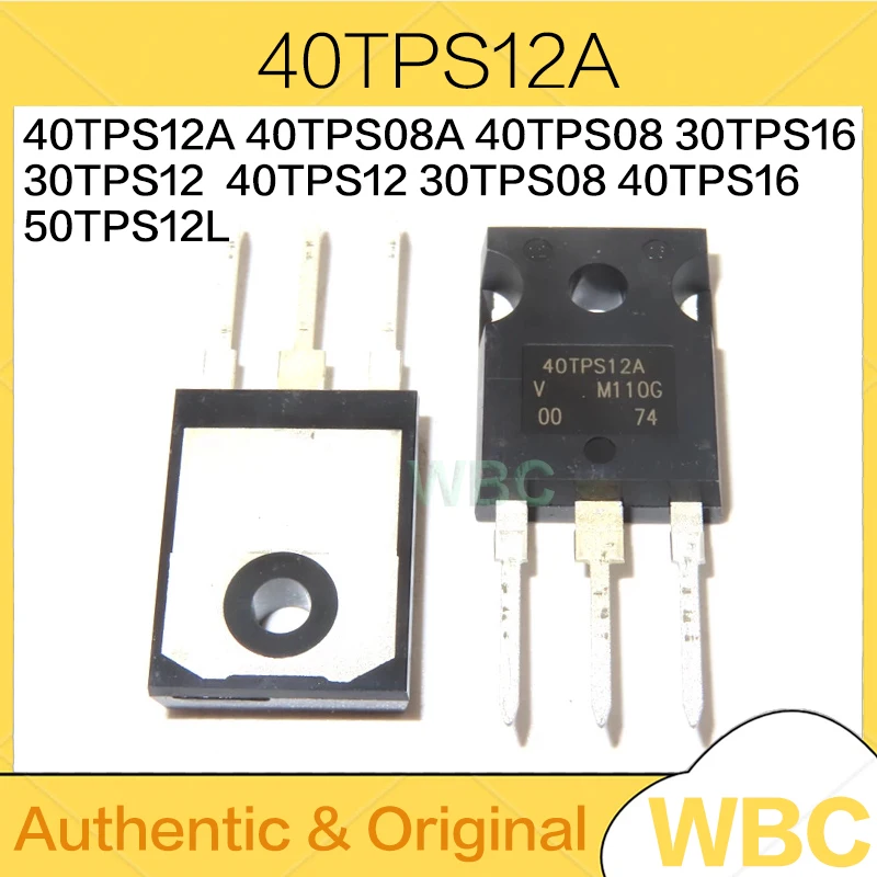 5 unids/lote 30TPS08 30TPS12 30TPS16 40TPS08 40TPS08A 40TPS12 40TPS12A 40TPS16 50TPS12L TO-247
