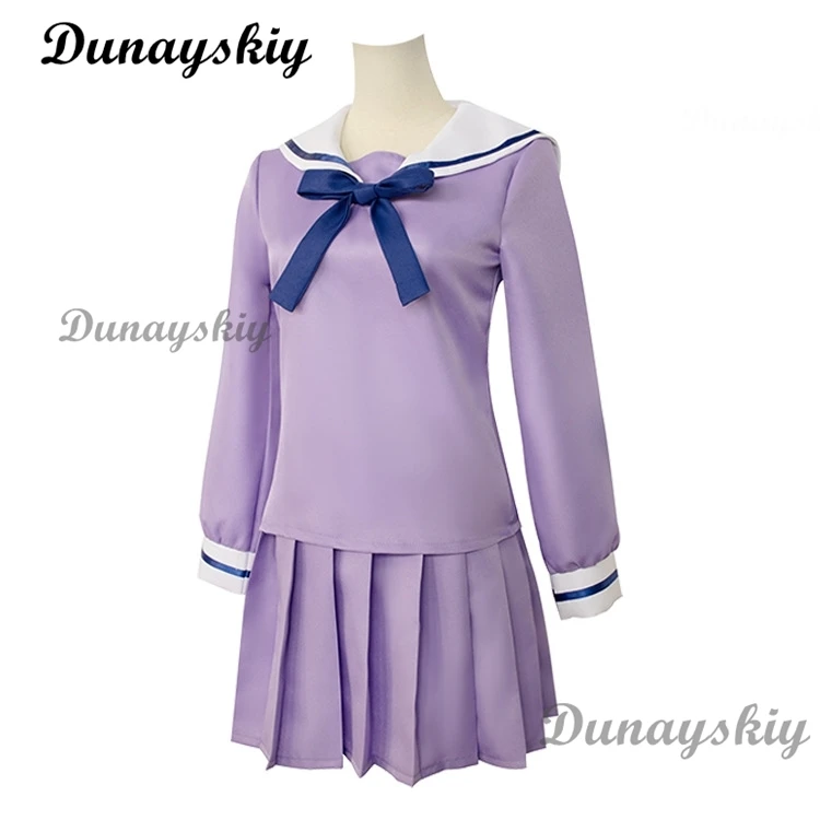 إيكي هيوري تأثيري أنيمي نوراغامي يوكين تأثيري حلي شعر مستعار فتاة زي مدرسي بحار تأثيري JK فستان مجموعة مخصصة