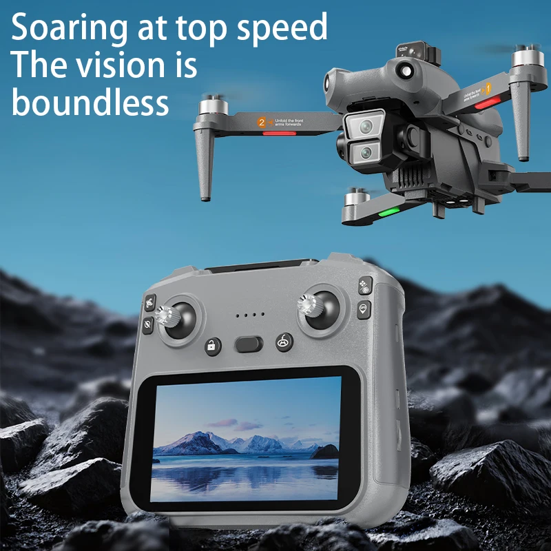 

L300 UItra Drone 4K Professional HD Dual Camera Touch Screen GPS 5G WIFI 360° Obstacle Avoidance Brushless Foldable Quadcopter