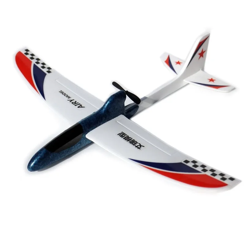 Electric Hand-thrown Airplane Model Fixed-wing Glider Model Foam Airplane EPP Charging Capacitor Toy Toys for kids Rc plane kit