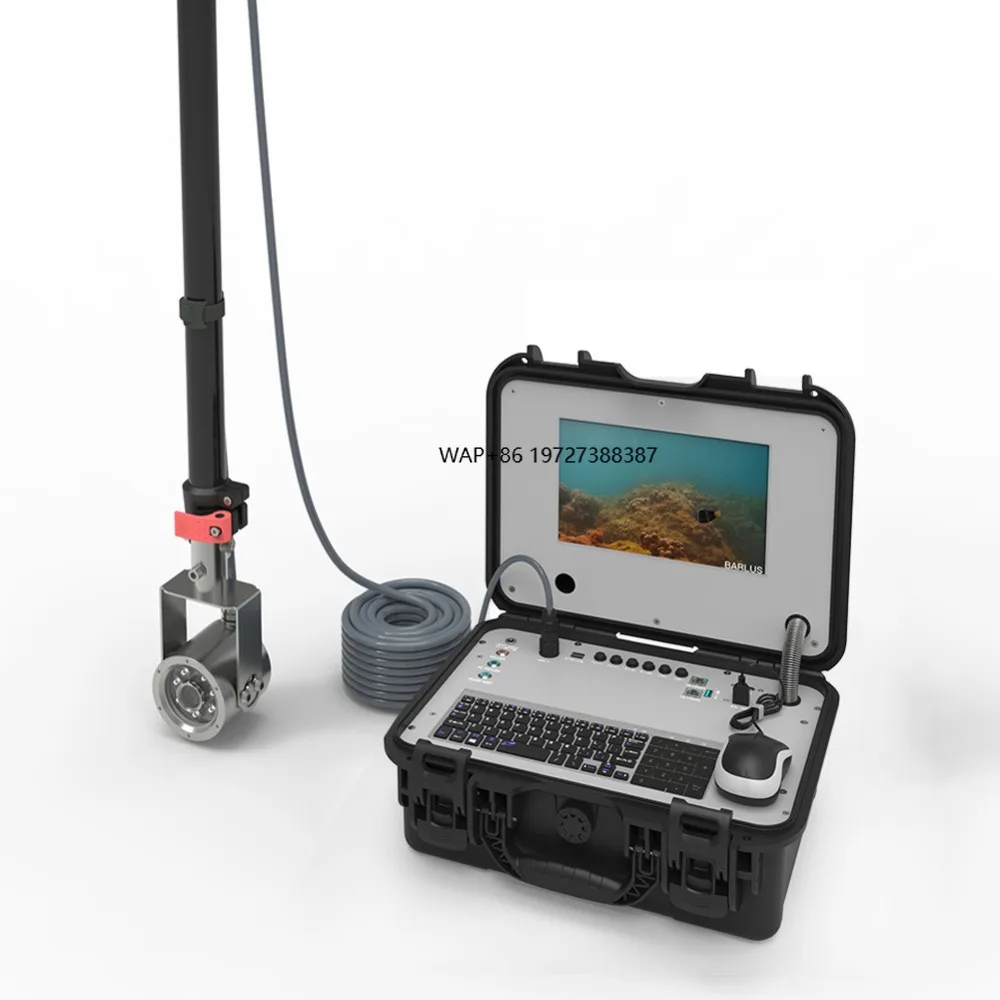 Underwater Mini Camera Dive System Kit 10 Inch Monitor Live Video Recording for Underwater Fishing Underwater Waterproof Camera