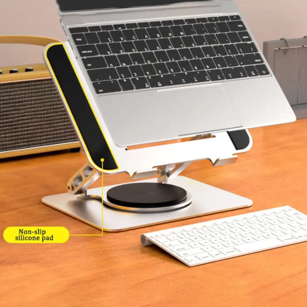 

360° Rotation Rotatable Tablet Stand Heat Dissipation Adjustable Tablet Holder Multi Angle Anti Slip Tablet Phone Metal Bracket