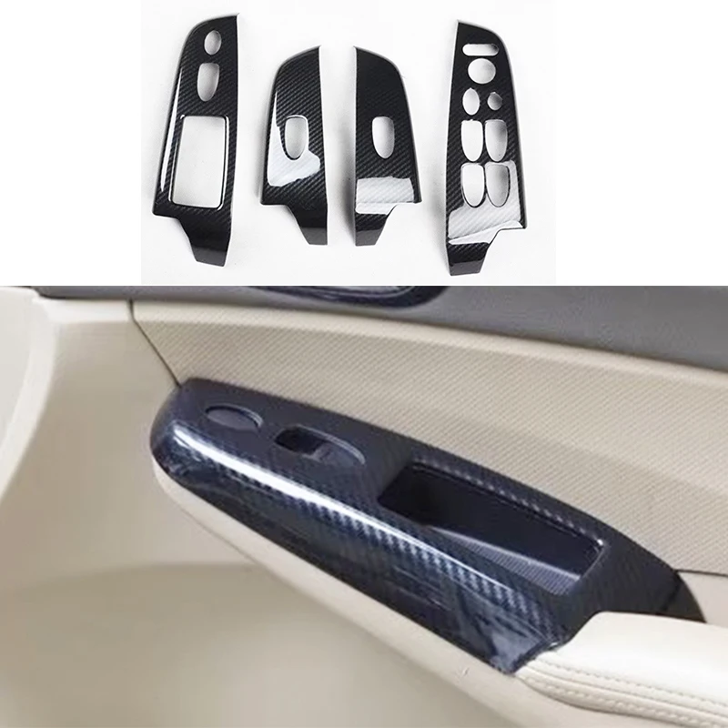 

Для Honda Civic 8th 2004-2009 ABS хромированный салон автомобиля, двери, окна, переключатель подъема, панель, рамка, защитная крышка, накладка