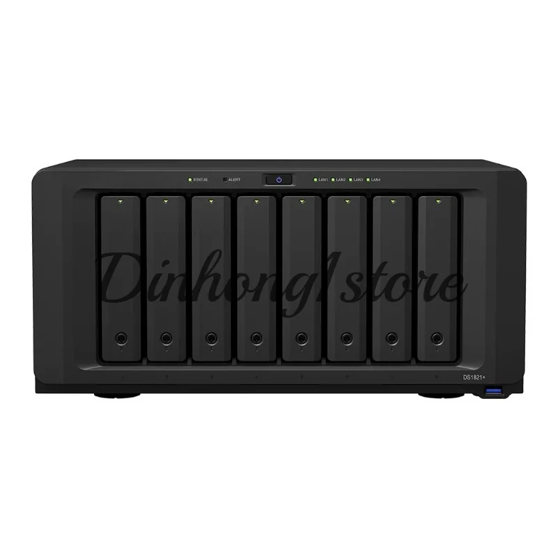 Suitable for Synology DS1821 + four-core, eight-bit NAS network storage server, data backup