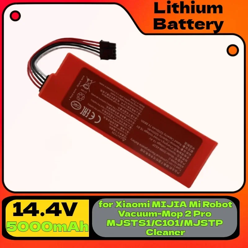 D099-4S2P S1-260-4S2P Replacement Battery – 7000mAh Rechargeable, for Xiaomi MIJIA Mi Robot Vacuum-Mop 2 Pro MJSTS1/C101/MJSTP