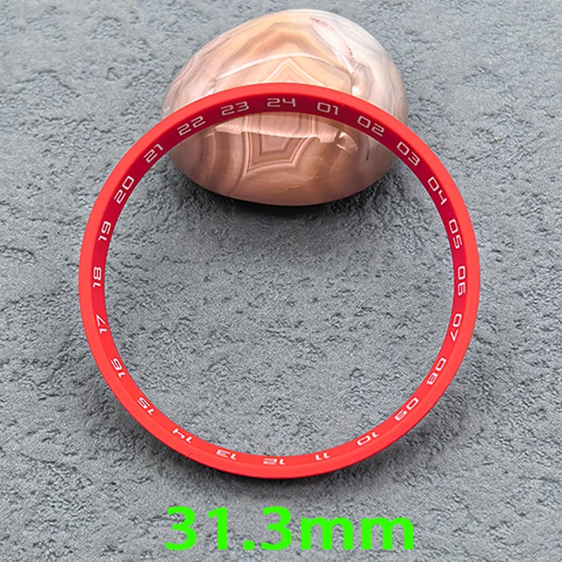 Mod NH35 Case Inner Ring 31.3MM Chapter Ring Fit King Samurai Turtle Abalone Case NH35 NH36 Movement Watch Case Inner Ring Parts
