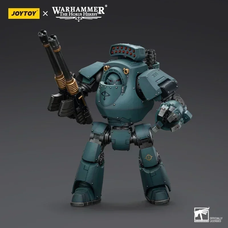 JOYTOY Warhammer 30k 1/18 Mecha Sons of Horus Contemptor Dreadnought con Gravis Autocannon colecciones modelo juguete regalos de Anime