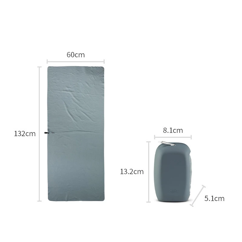 Matador Nano Dry Towel Second-generation Quick-drying Portable Outdoor Towel Foldable Bath Towel Is Super Absorbent