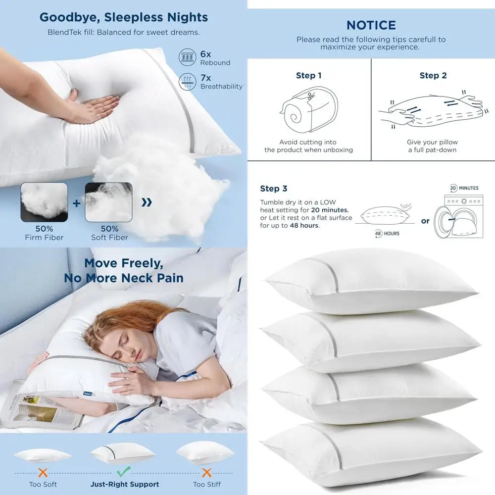 

Роскошный набор подушек королевского размера из 4-х плюшевых декораций в ромбовидную полоску, гипоаллергенная альтернативная наполнитель для комфортного сна