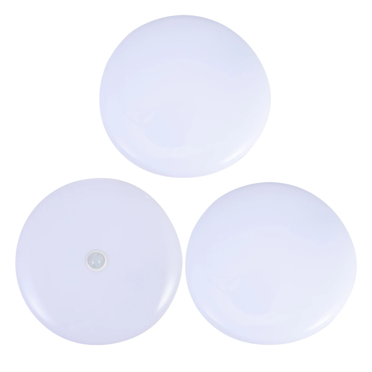 

3pcs LED Induction Ceiling Light Night Sensor Plastic Fixture Durable Environmental Modern Balcony Corridor Garage