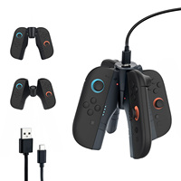 DOBE Charging Grip for Nintendo Switch 2 Joy-Con Controllers-Black