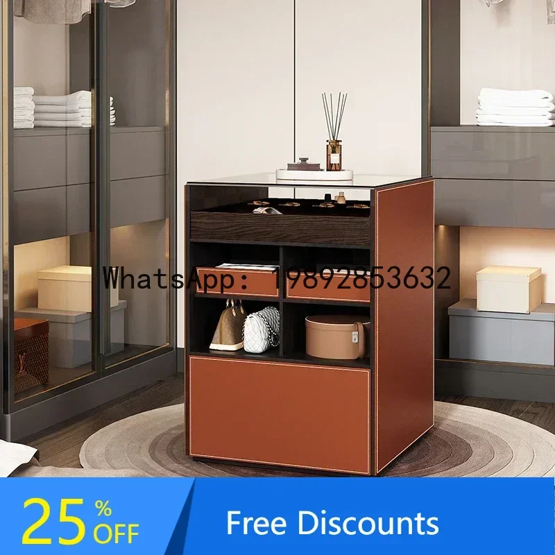 

XL Modern Minimalist Zhongdao Counter Cloakroom Bedroom Floor Display Cabinet Simple Double-Sided Storage