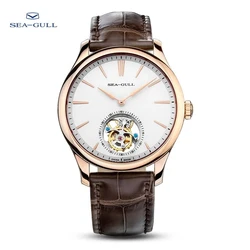 Seagull Men's Watch Tourbillon Manual Mechanical Wristwatch Business Classic Official Genuine Men's Watch 518.930