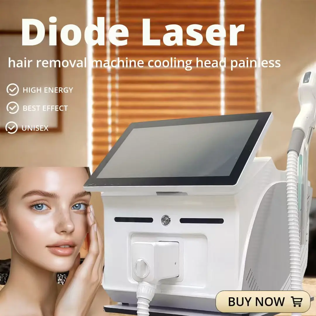 

Профессиональный 4 волны 808 755 940 1064 нм портативный 4000 Вт сопрано диод ледяной титановый лазерный аппарат для удаления волос на теле 2025 новое устройство