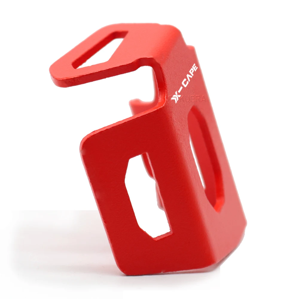 ل Moto Morini X CapeX-Cape 650 650X 2022 CNC الألومنيوم دراجة نارية الملحقات الخلفية سائل الفرامل خزان غطاء حماية حامي #4