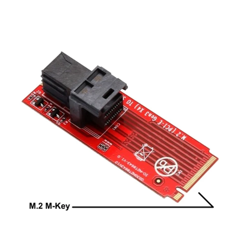 M.2 Pcie 4.0 Gen4 X4 To SFF-8643 Adapter Card For Nvme Memory E.G. U.2 SSD The Speed Can Arrive More Than 7000MB/S