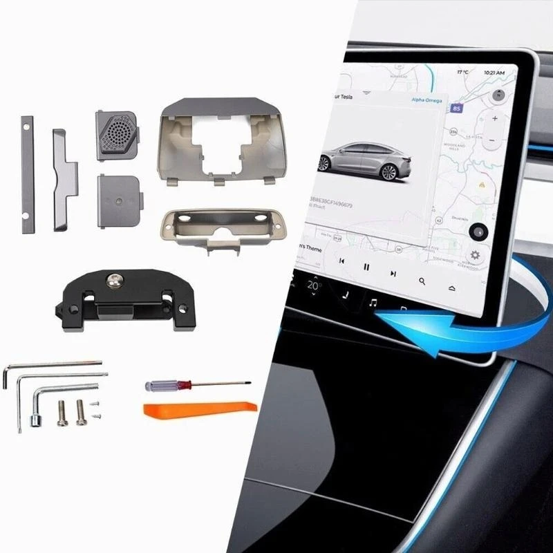 For Model Y Mount for Tesla highland Tilt Screen Rotating bracket Display Monitor Rotate Accessories
