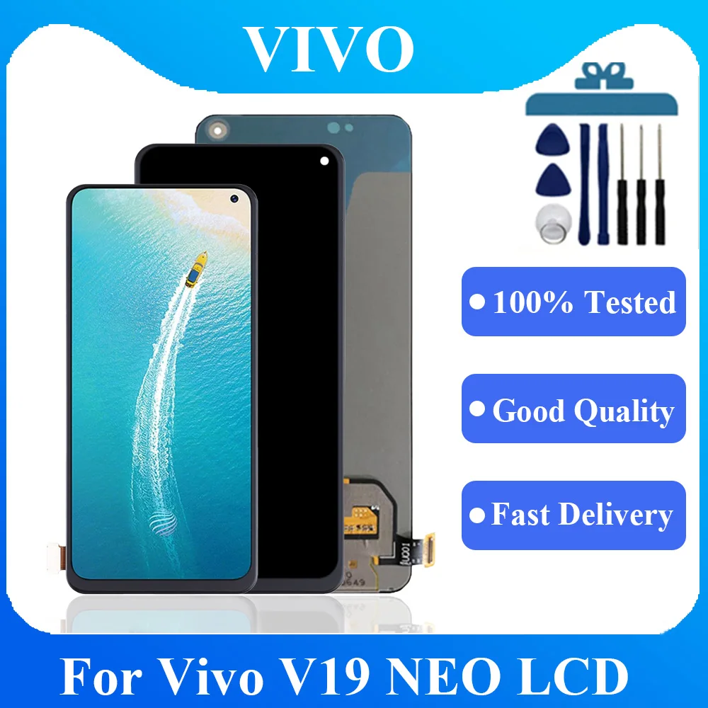 

Original AMOLED For vivo v19 Neo LCD Display Touch Screen Digitizer Assembly Replacement For vivo v19 Neo Lcd Display