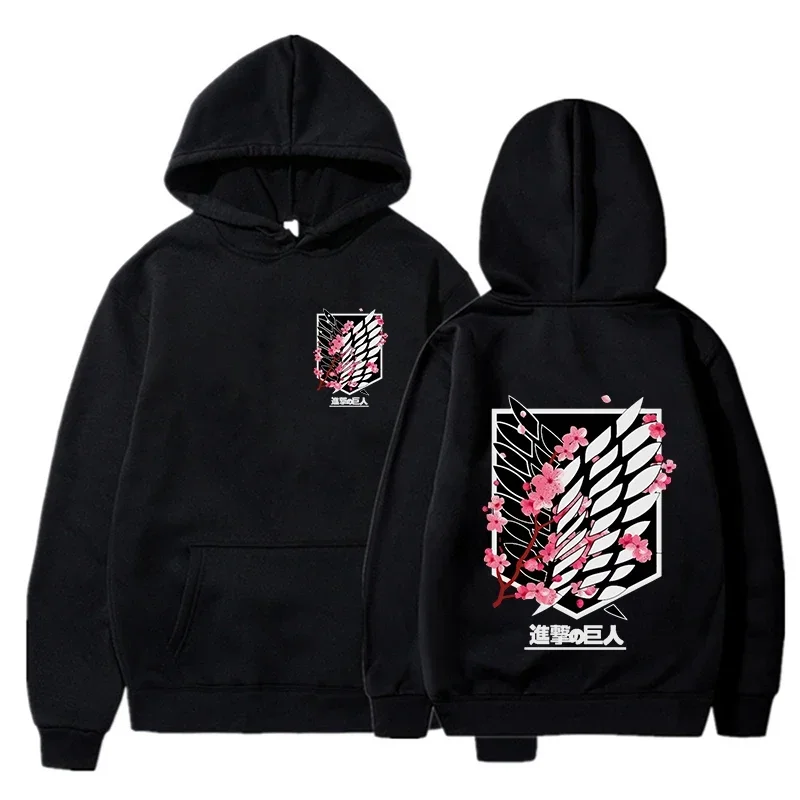 

The New Men's Hoodie from the Anime "Attack on Titan" for Autumn and Winter Is a Casual and Trendy Streetwear for Men