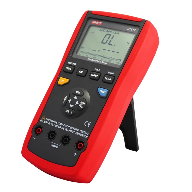

UT612 LCR измерители индуктивности емкости DIY Инструменты сопротивления фазы угла мультиметра соответствующие