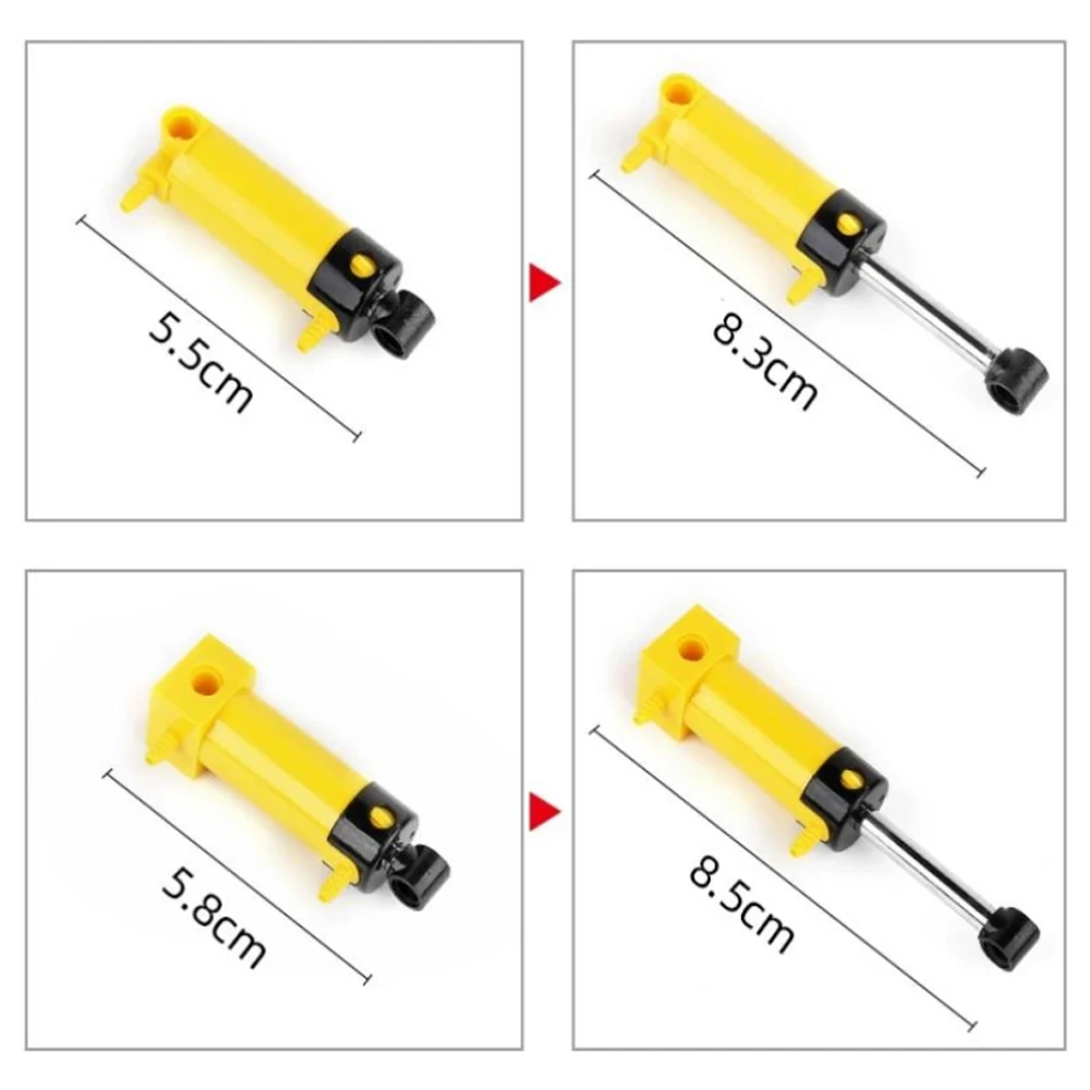 Moc technischer Schlauch Luftpumpe Tank Schubstange Putter Schalter Kolben kompatibel mit Legoeds pneumatische Teile 9641 42043 47225 61904