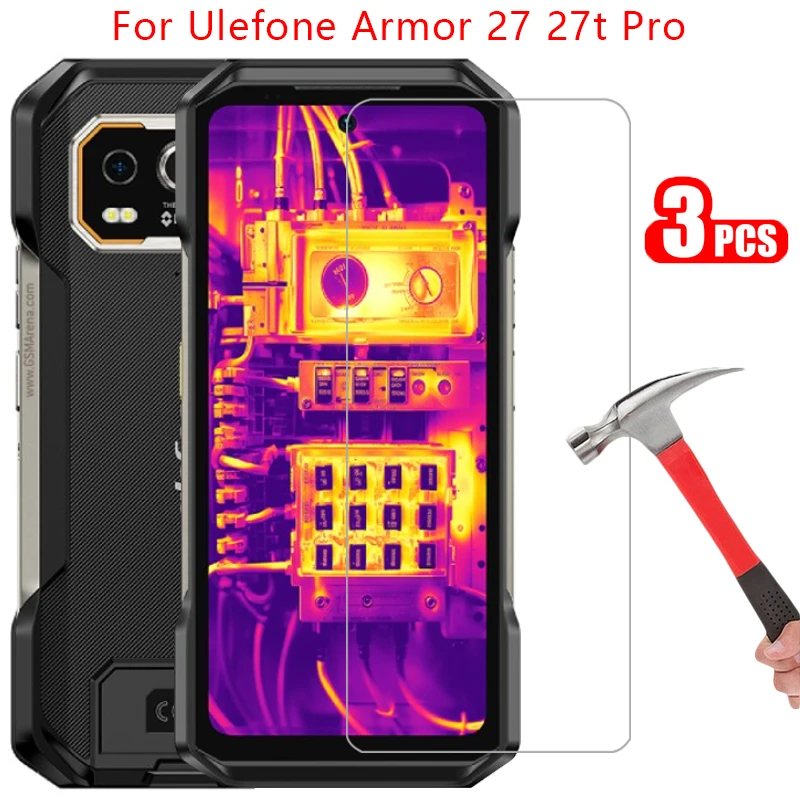 tempered glass for ulefone armor 27 27t pro phone case on armor27 armor27t 27 t t27 27pro 27tpro procase back cover 360 coque 5g