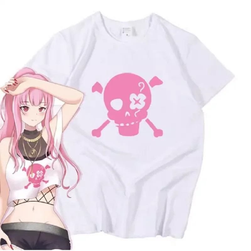 Unisex Anime Mori Calliope Mori-sama Calli Cantaloupe Cospaly Costumes Cotton T Shirt Tee Tops