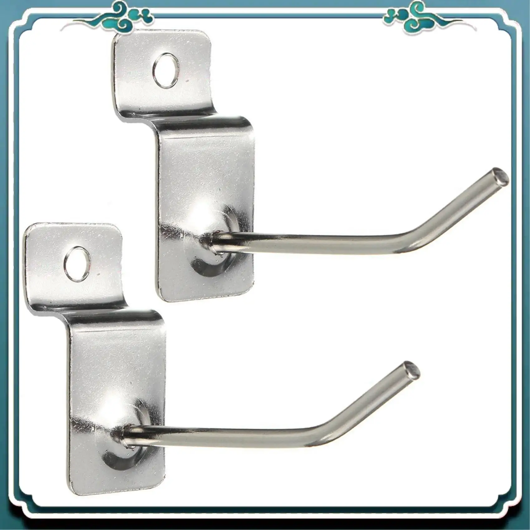 

A67K-50 X Slatwall Single Hook Pin Shop Display Fitting Prong Hanger 50Mm