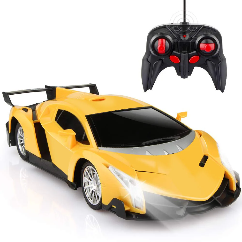 

1: 20 Remote control car RC Car Toy Sports Carrechargeable high speed Car led Luxury Car toy Birthday Gifts for Boys