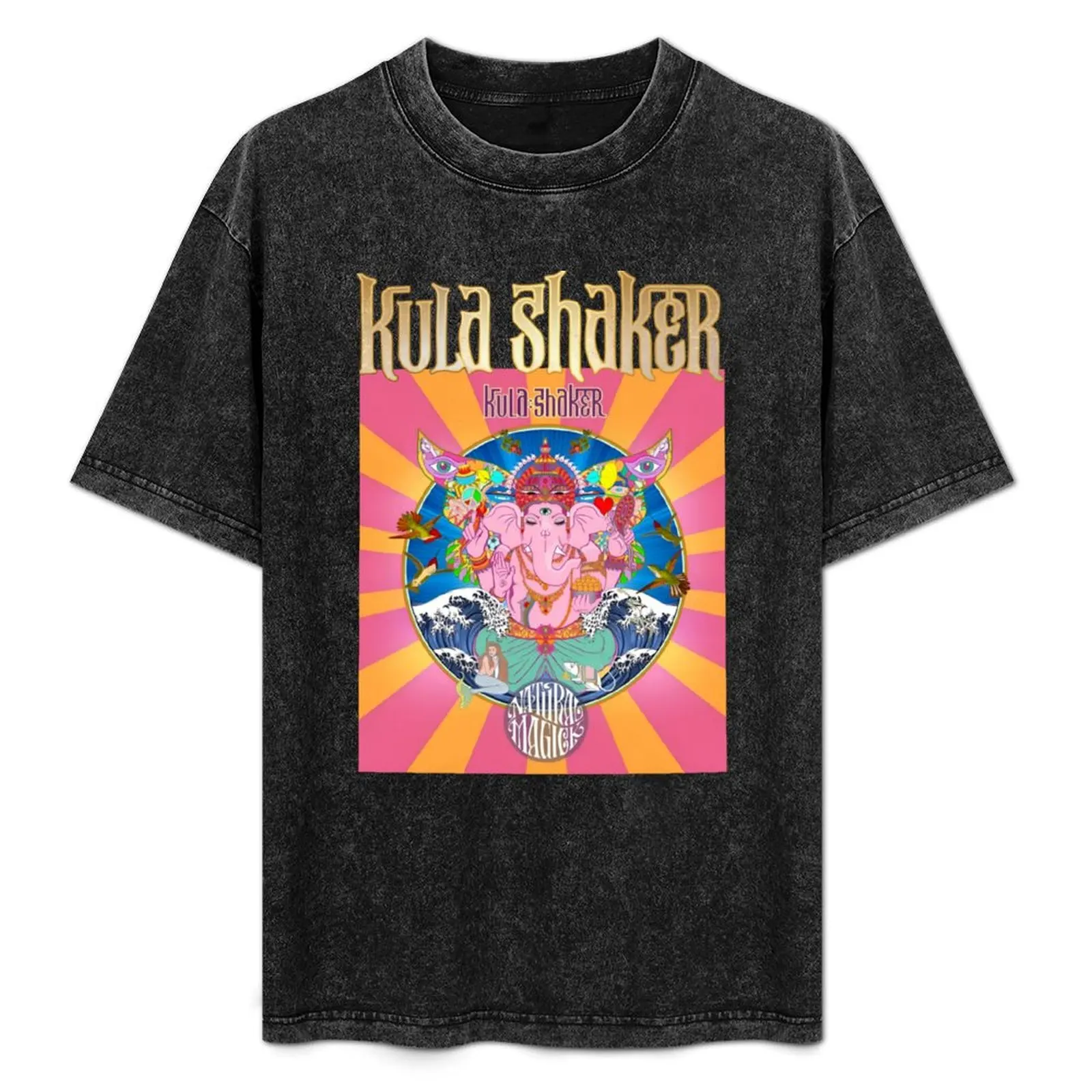 

To music lovers - kula shaker T-Shirt Basic Simple Design Short Sleeve Shirt