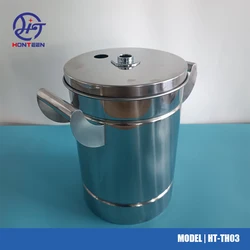 Honteen Small Fludized Powder Coating Hopper Portable Stainless Tank Barrel For Electrostatci Powder Coating Spraying