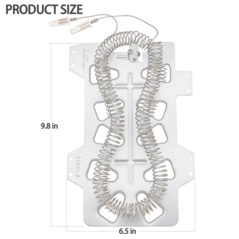ชุดองค์ประกอบความร้อนสำหรับเครื่องอบผ้า ใช้แทนรุ่น DVE45N5300W/A3 DVE45N5300V/A3 DVE45T3400V/A3 DVE50M7450P/A3 DVE45N5300F-A69M
