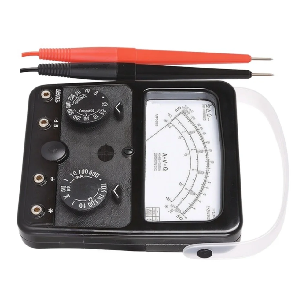 MF500 Analog Multimeter Mechanical Pointer Meter AC DC Voltage Current Resistance Tester For Electrical Engineering And Telecom