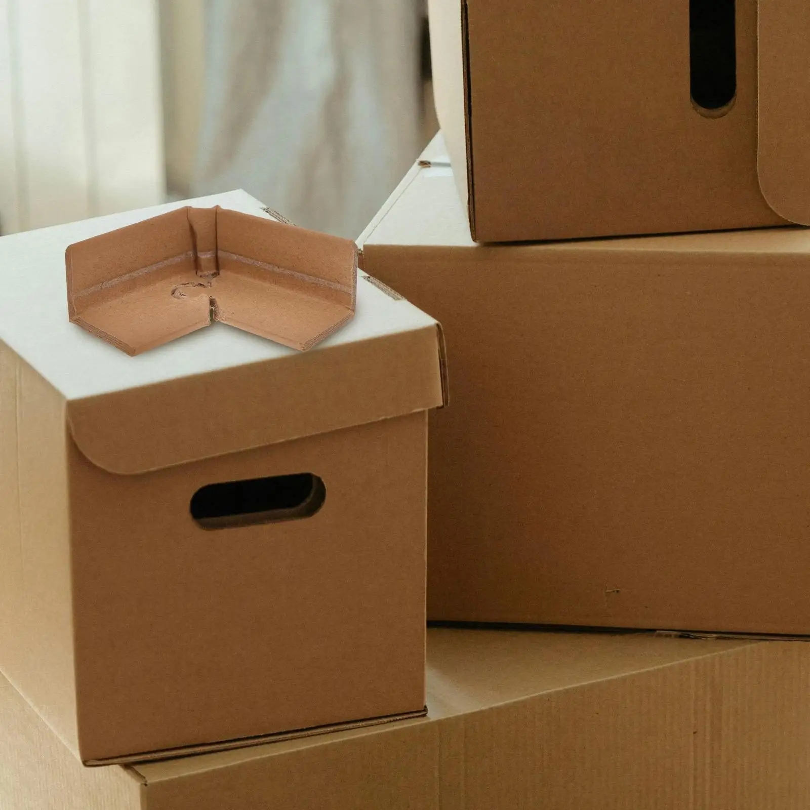 20 Pcs Packaging Corner Protector Cardboard Protectors Mirror Edge Packing Supplies for Shipping Paper Package Picture Corners