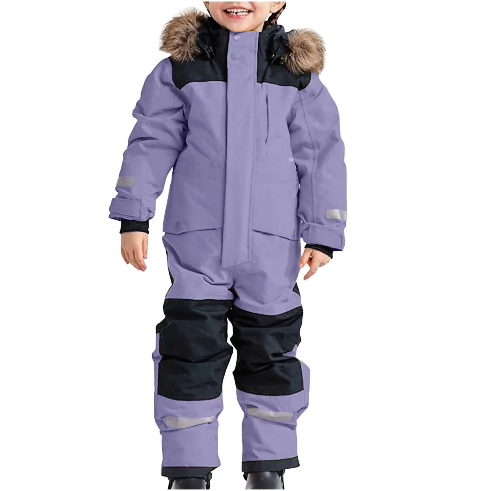 

Windproof Kids Skiing Snowboarding Suit Children Snowsuits Ski Jumpsuit Ski Suit Boys Girls Winter Warm Outdoor Fleece Overalls