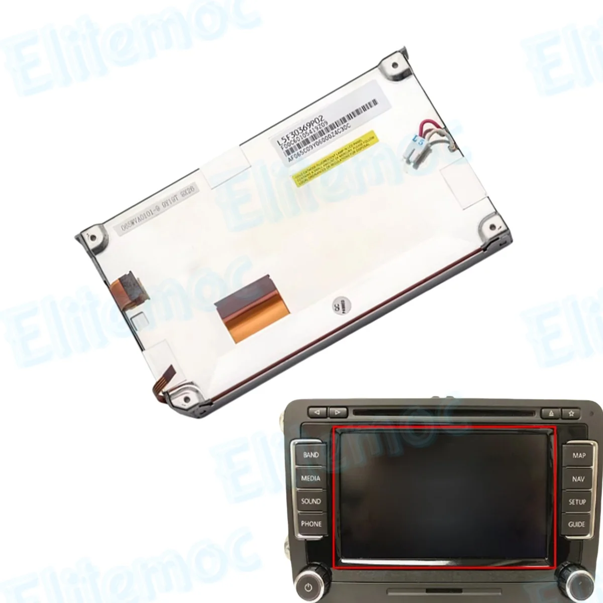 

LCD Display with Touch Panel for Skoda VW RNS510 RNS500 MFD3 Navigation CCFL Version Screen Replacement
