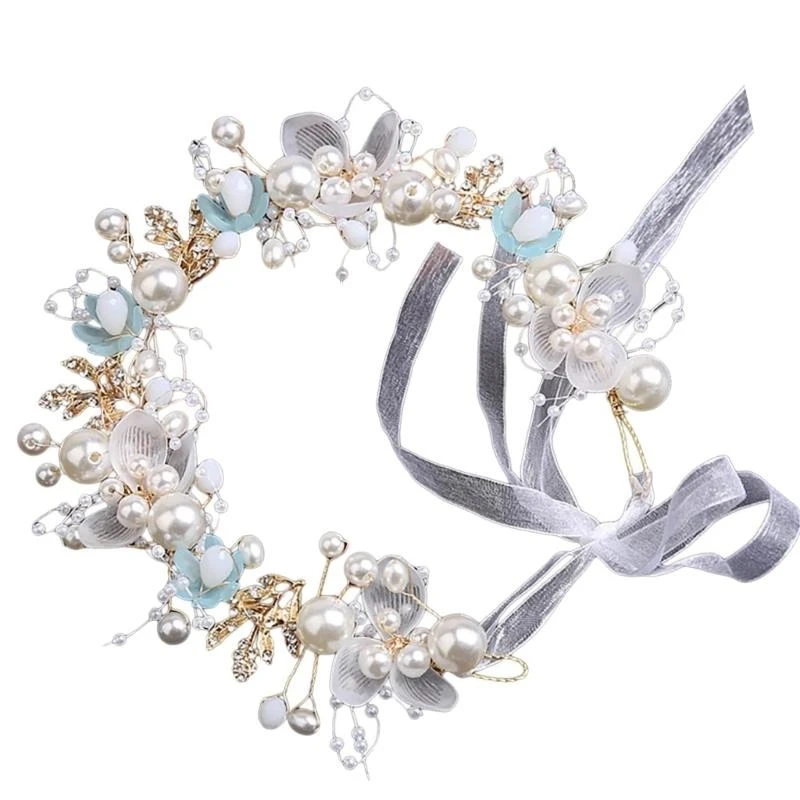 u90e-flor-meninas-perolas-hairband-princesa-headpiece-flor-perolas-brilhantes