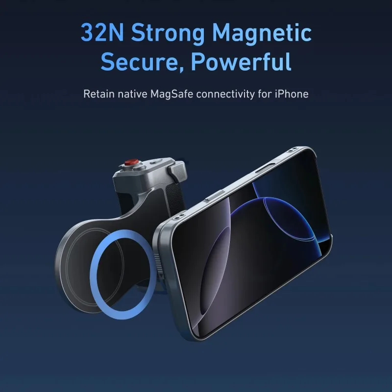 Magnetic Master Grip Kit for IPhone 17 Pro ProMax Phone Camera Grip Standard Kit Graphene Cooling Case Handle Holder