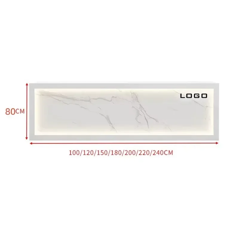 #Luxury Simple Reception Desks Glamour Premium Cool Unique Bar Counter Aesthetic Design Mueble De Recepcion Reception Desks Salo