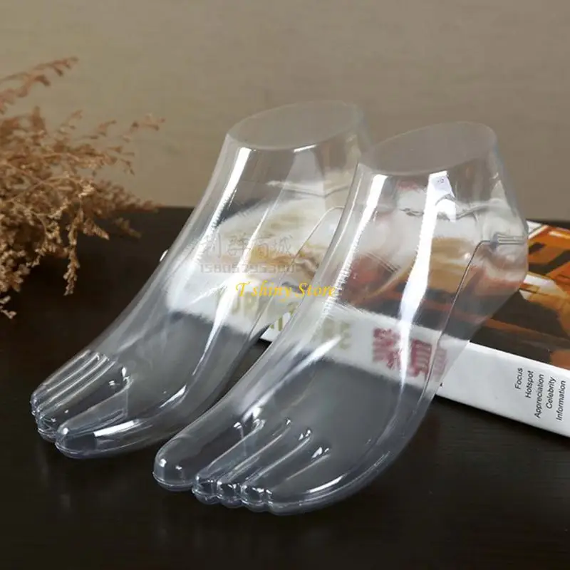 

N58F Socks Support Shaper Tool Female Mannequin Foot Display Jewelry Sandal Support