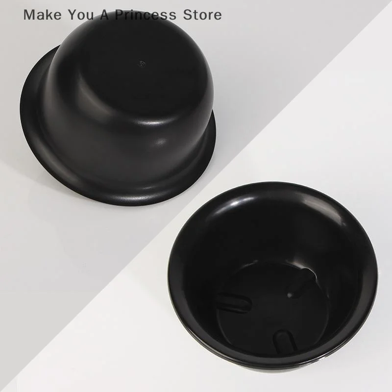 Picture 6: Shaving Cream Bowl Deep Design Shave Cup Plastic Container Soup Storage Bowl Sturdy Anti Slip Shaving Foaming Bowl Barber