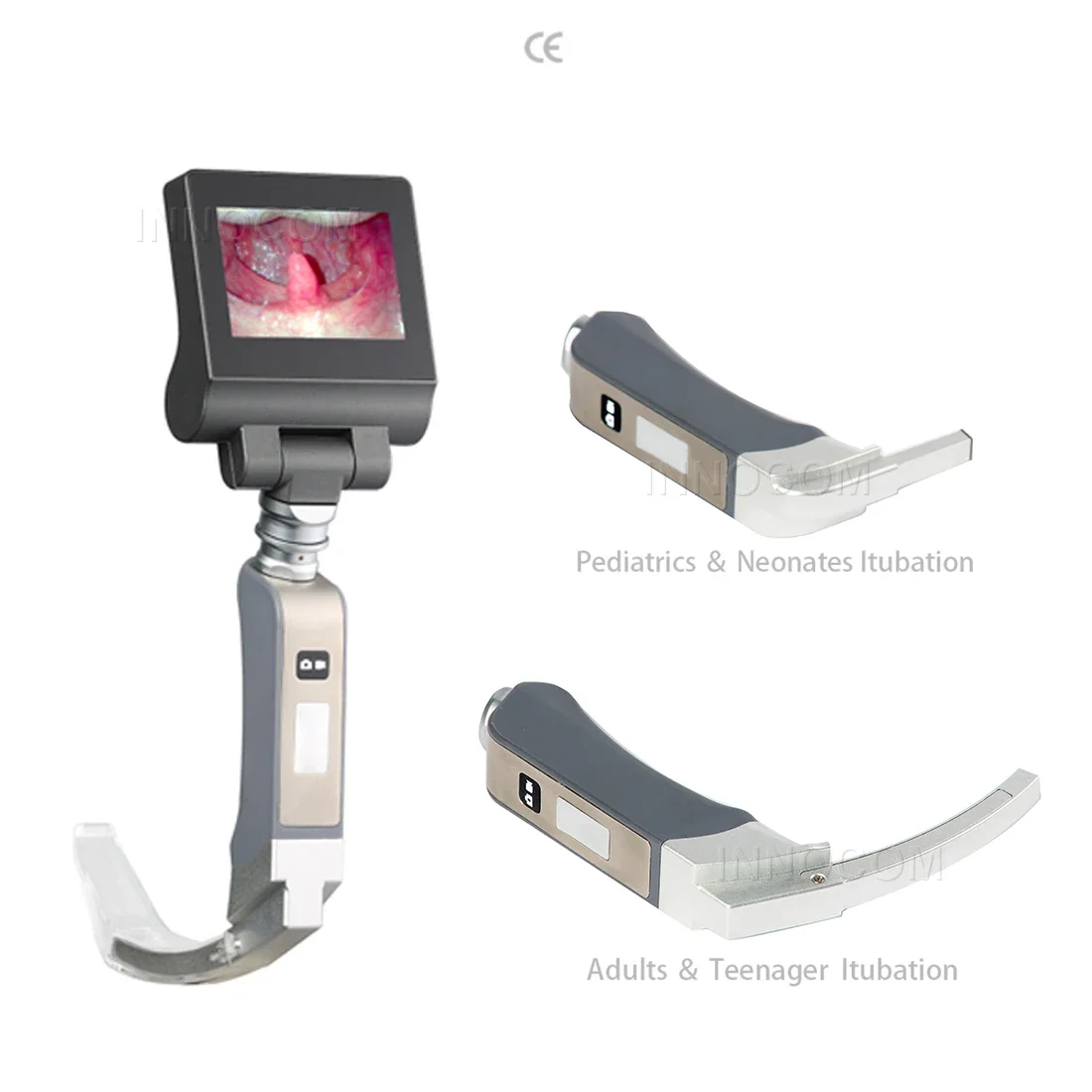 

Portable Cheap Video Laryngoscope Set Disposable Rigid Blades Mobile Ambulance Endoscope Instrument