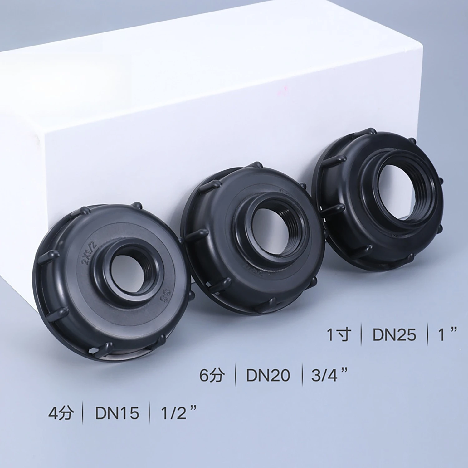 1000L IBC Ton Bucket Accessories Reducer Straight Connector 4/6 Points 1 Inch Female Thread Water Valve Pipe Fittings