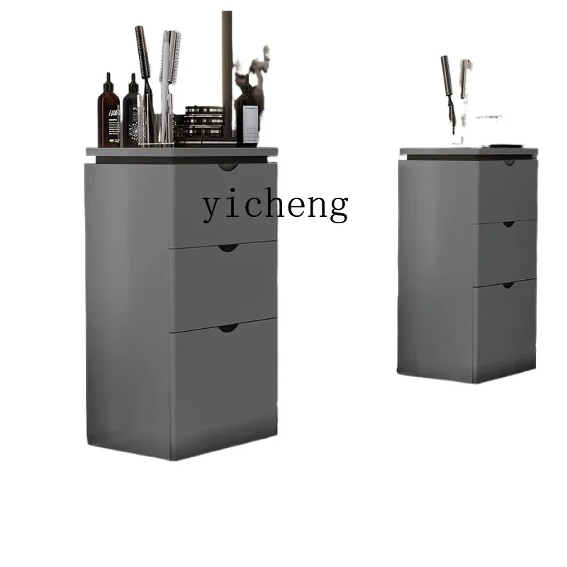 

ZF1 Barber Shop Tool Cabinet Special Solid Wood Paint Storage Multifunctional Hairdressing Cabinet
