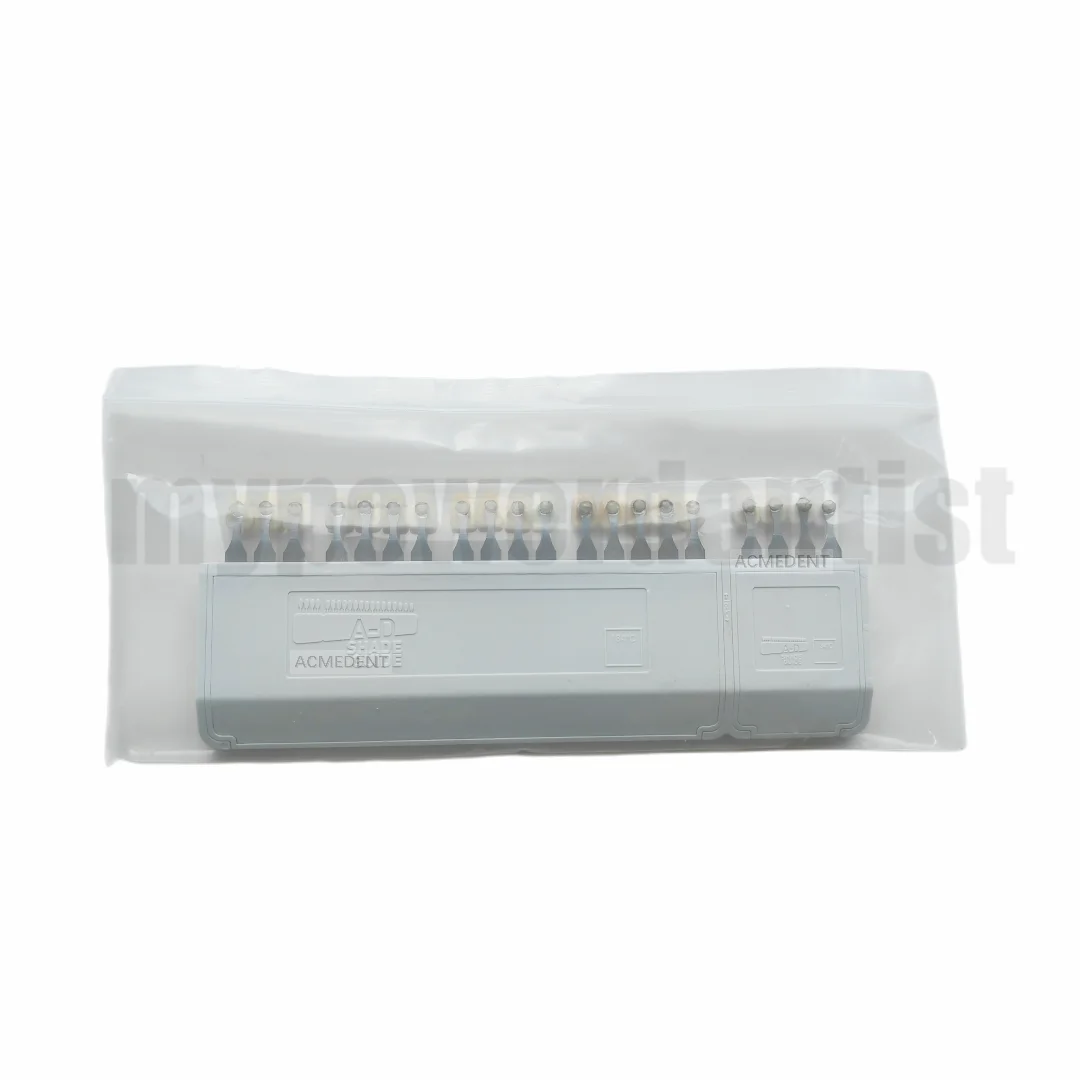 Dental Teeth Shade Guide Porcelain 20Color A-D Tooth 4-Bleach