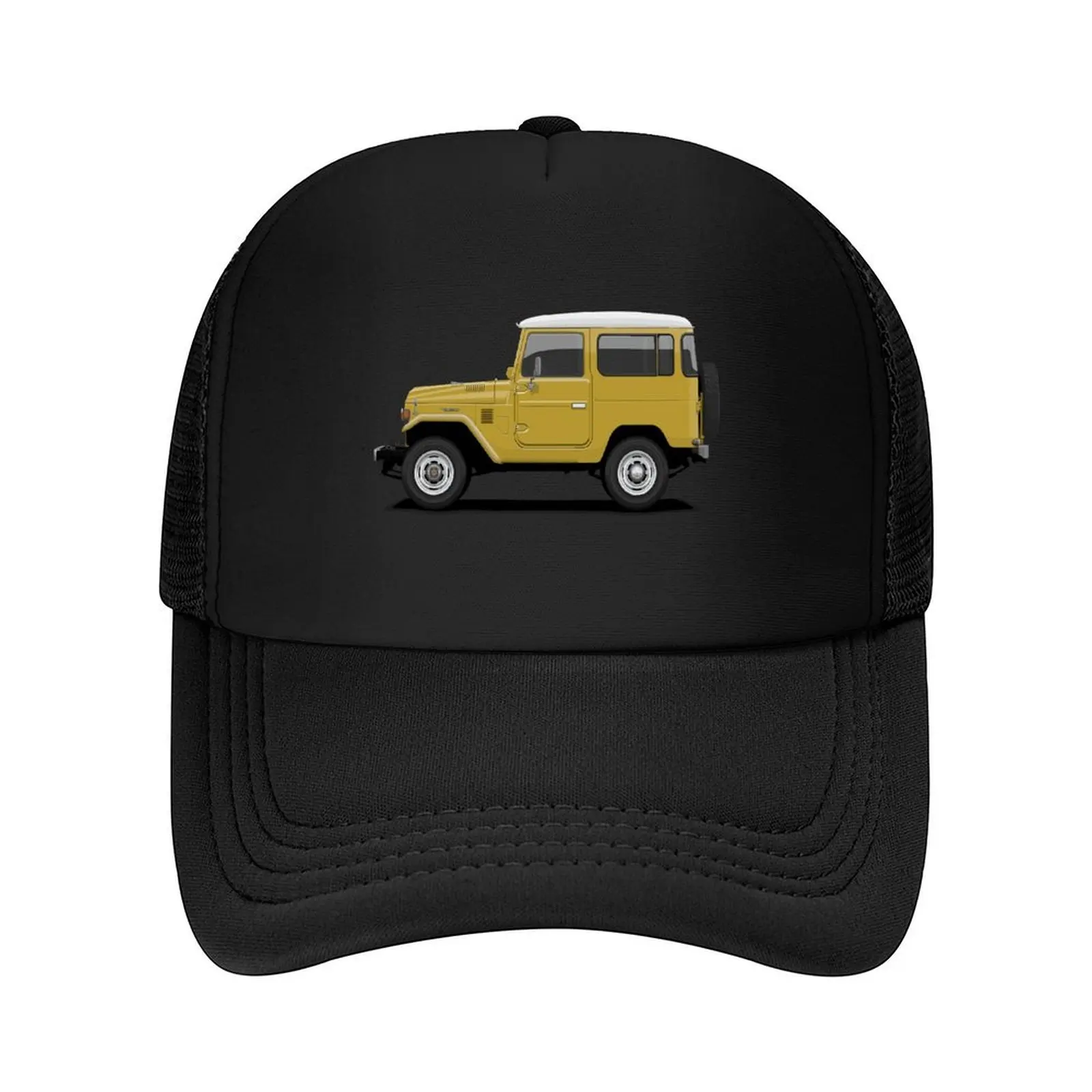 

Land Cruiser FJ40 HardTop Mustard Yellow Baseball Cap Wild Ball Hat Luxury Cap golf hat genuine Thermal Visor Woman Hats Men's