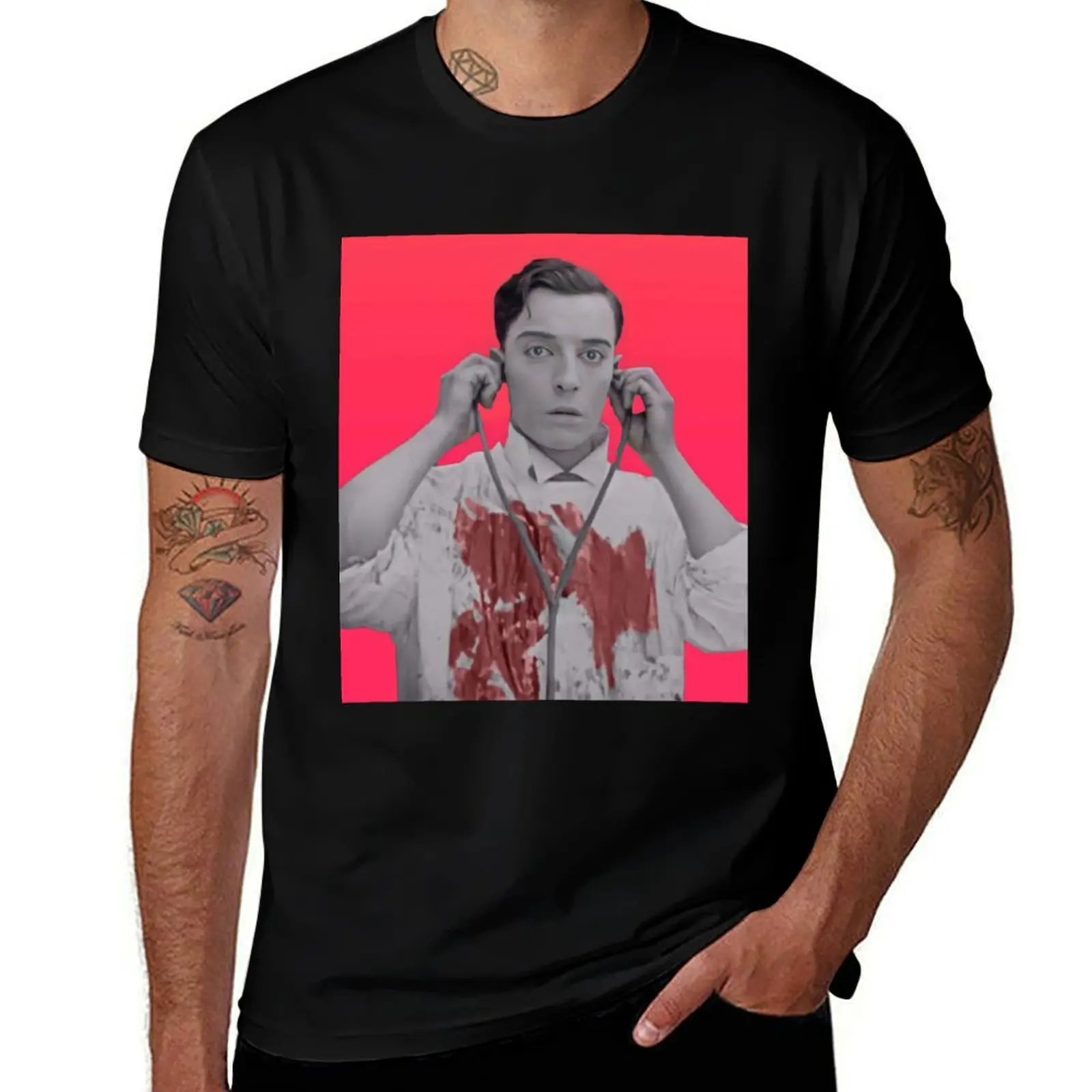 Bloody Buster T-Shirt Anti-Wrinkle Short Sleeve T-Shirt
