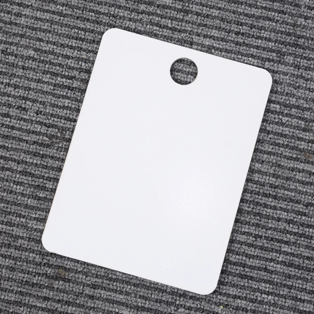 Display Accessory Decoration Square Mirror White Back Bathroom White back Decor Handheld Portable 1 Pcs 17*13cm