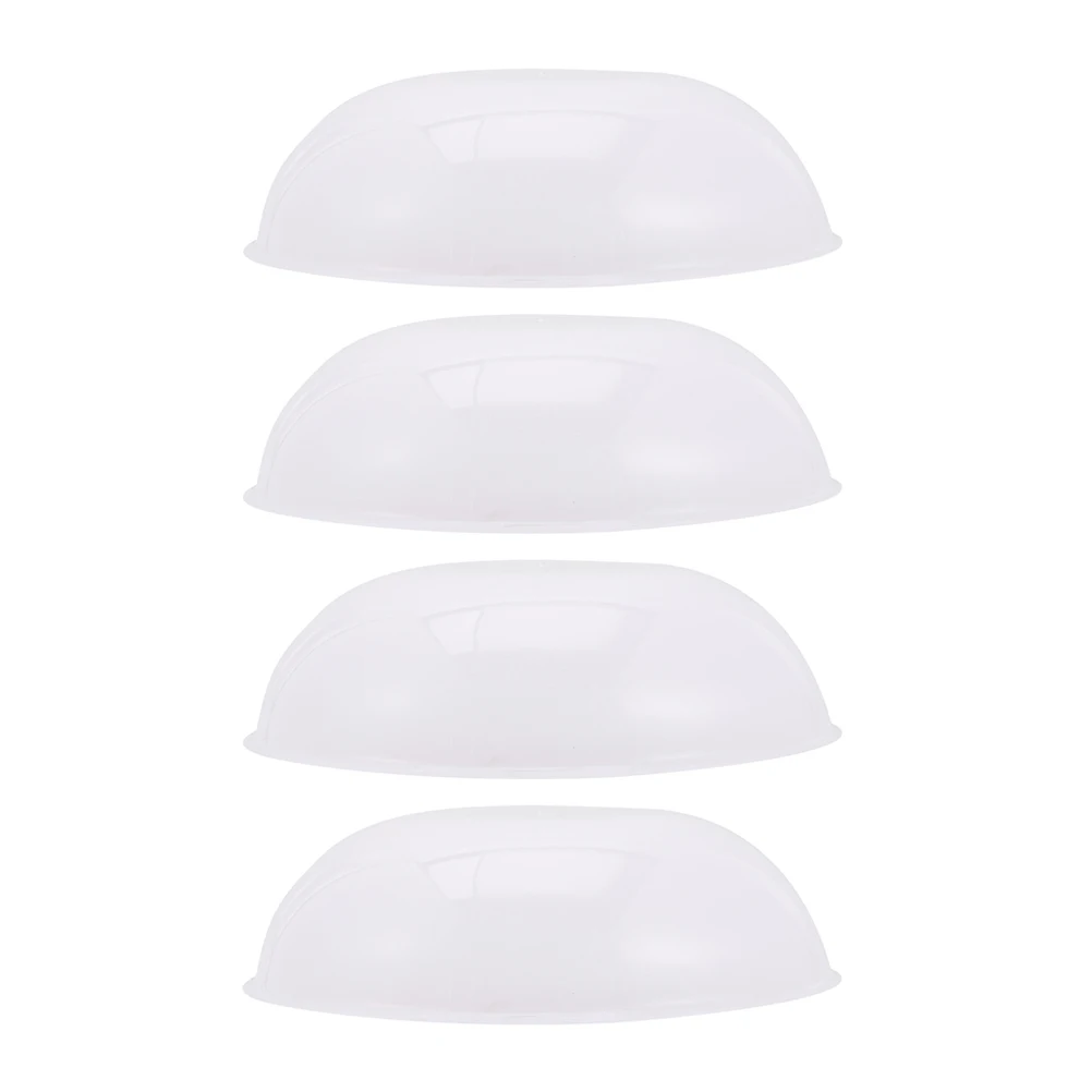 4pcs LED Ceiling Light Shade Durable PVC Flush Mount Tulip Diffuser Lamp Covers for Hallway Balcony Lighting Replacement